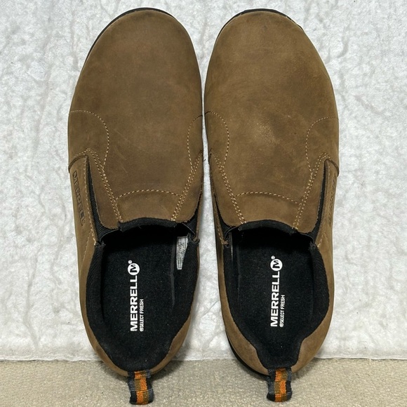 Merrell Big Kids Brown Nubuck Leather Jungle Moc Slip On Casual Shoes SZ US 6 - Picture 6 of 12